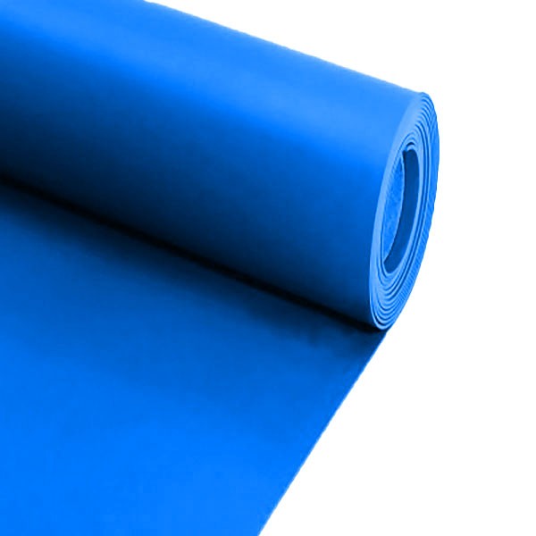 Siliconen Plaatrubber Blauw 3mm dik 120cm | rol 10 meter